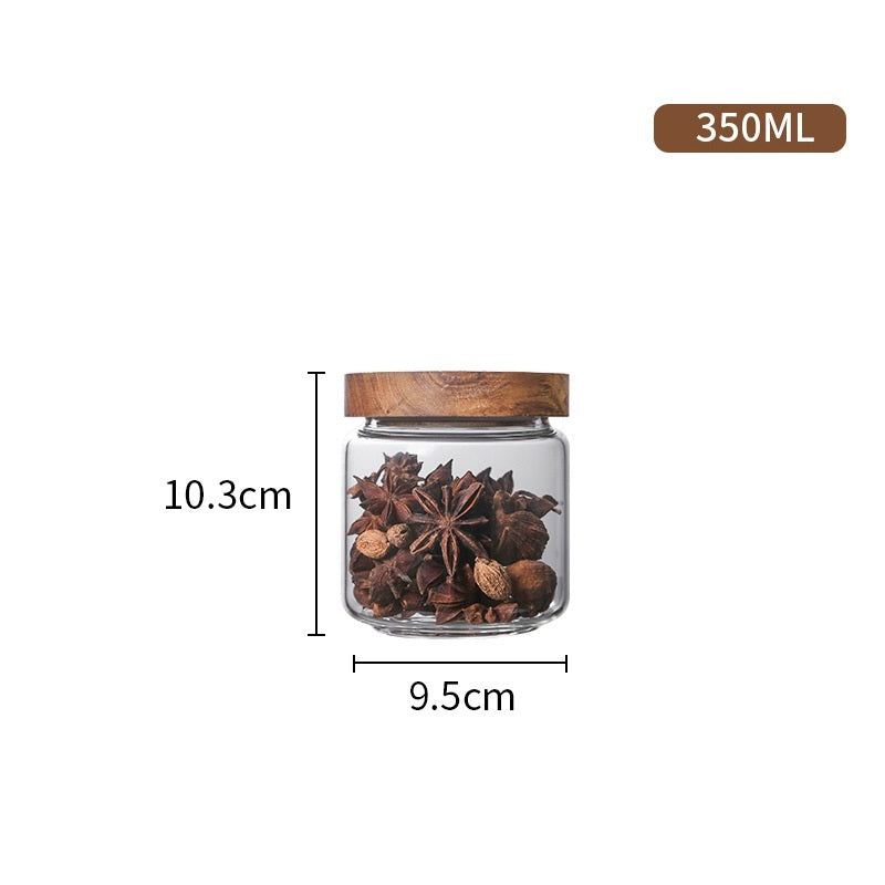 Glass Storage Bottles 350ml