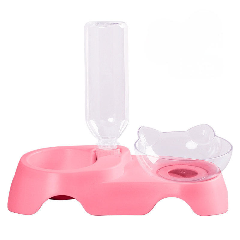 Pet feeder cat bowl Pink