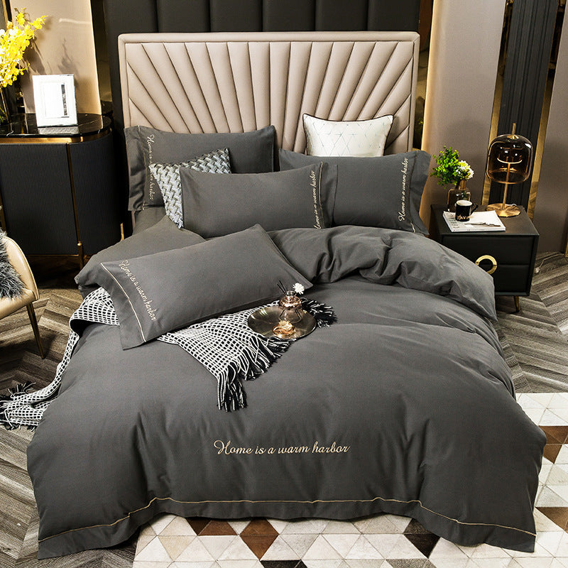 Brushed bedding Dark Grey