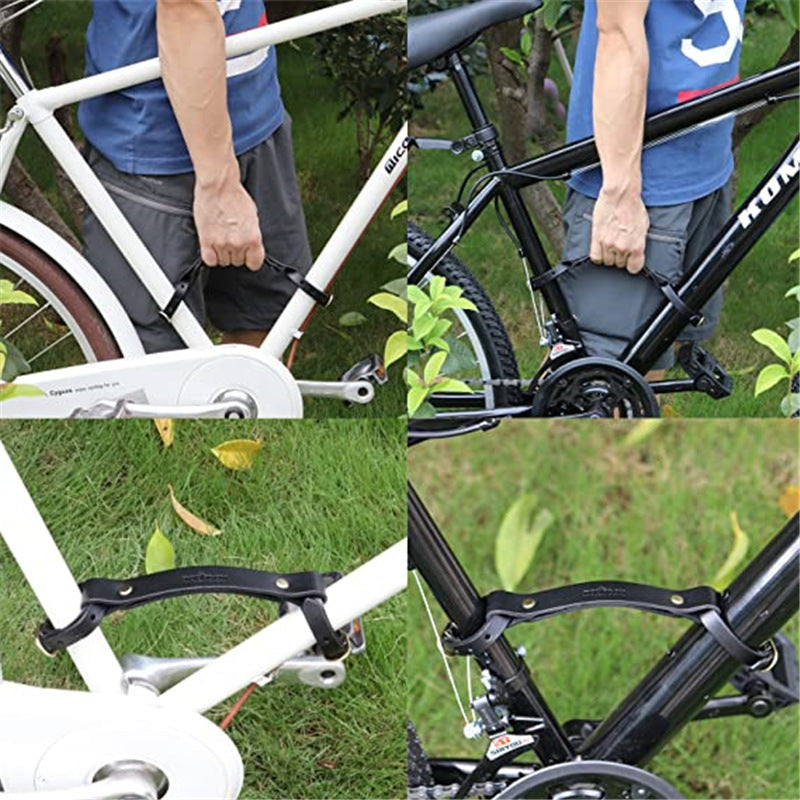 Outdoor Mountain Bike Cowhide Bicycle Handle Straps