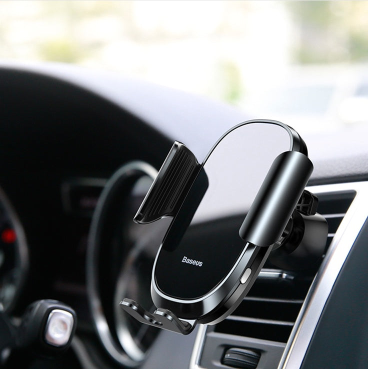 Smart Automatic Car Mount Phone Holder Black
