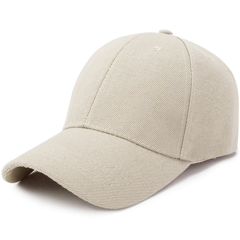 Fashion Baseball Women Hats Men Hats Caps Light beige