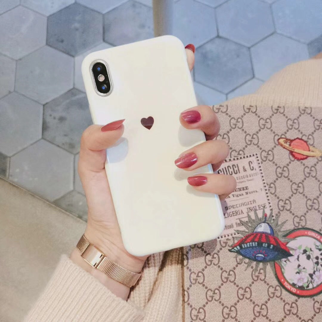 Love phone case White