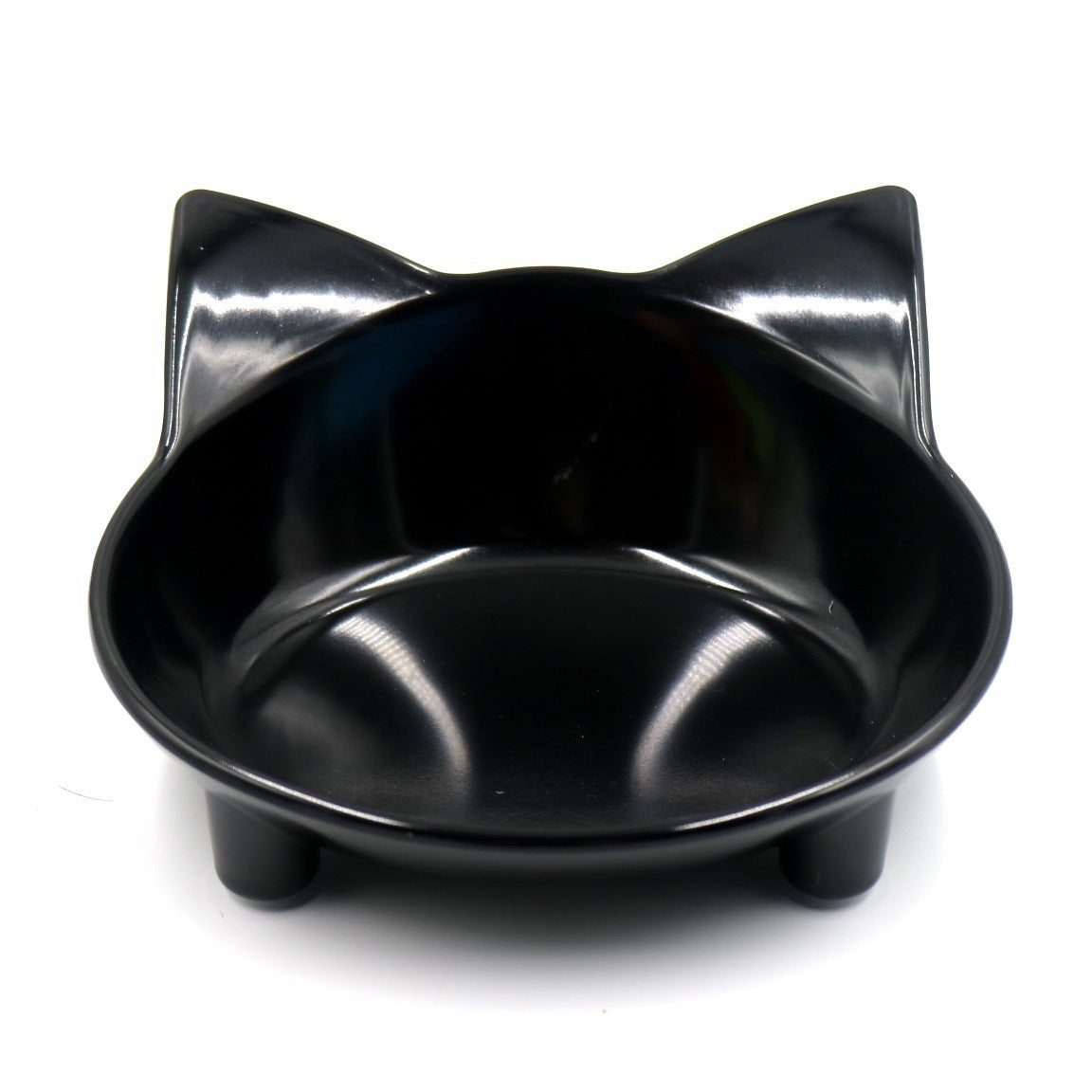 Pet supplies pet bowl melamine slipColored Cat Bowl Black