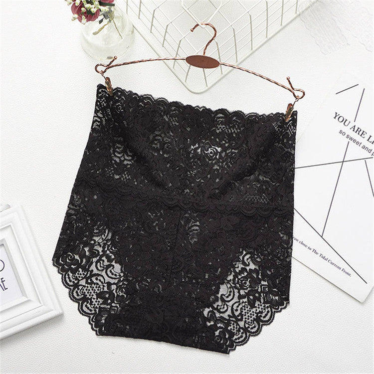 Women Sexy Lace Underwear Black