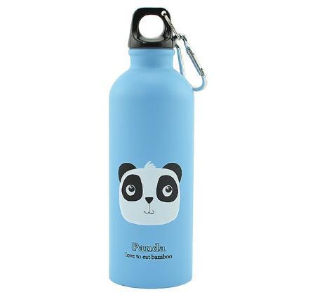 500ml Cartoon Animals Water Bottle Portable Sports Bottle Panda