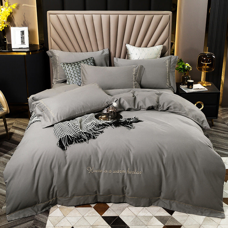 Brushed bedding Grey