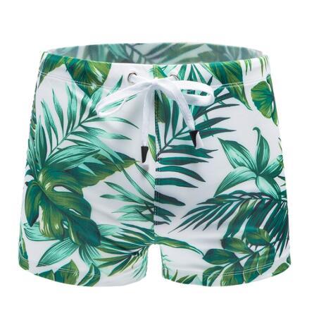 Charm underwear Boxer briefs pants men swimwear Green