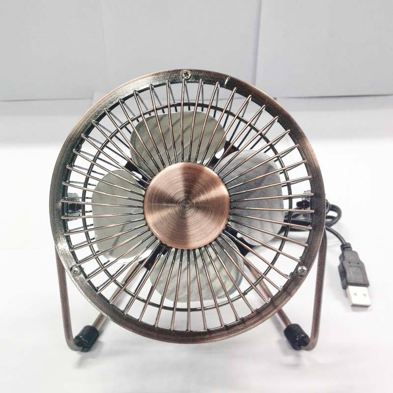 4 inch USB mini fan Bronze