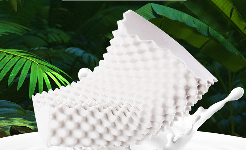 Natural latex pillow pillow for protecting cervical spine D