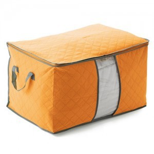 Quilt storage clothes finishing quilt storage bag Large yellow