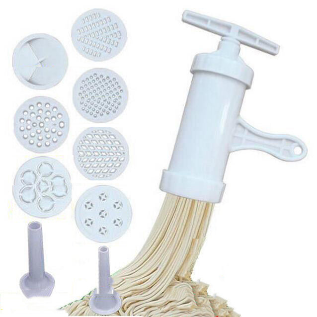 Manual Noodle Maker Press Pasta Maker Machine Crank Cutter Cookware With 5 Pressing Molds Making Spaghetti Kitchen Cooking Tools 03Noodle machine 9