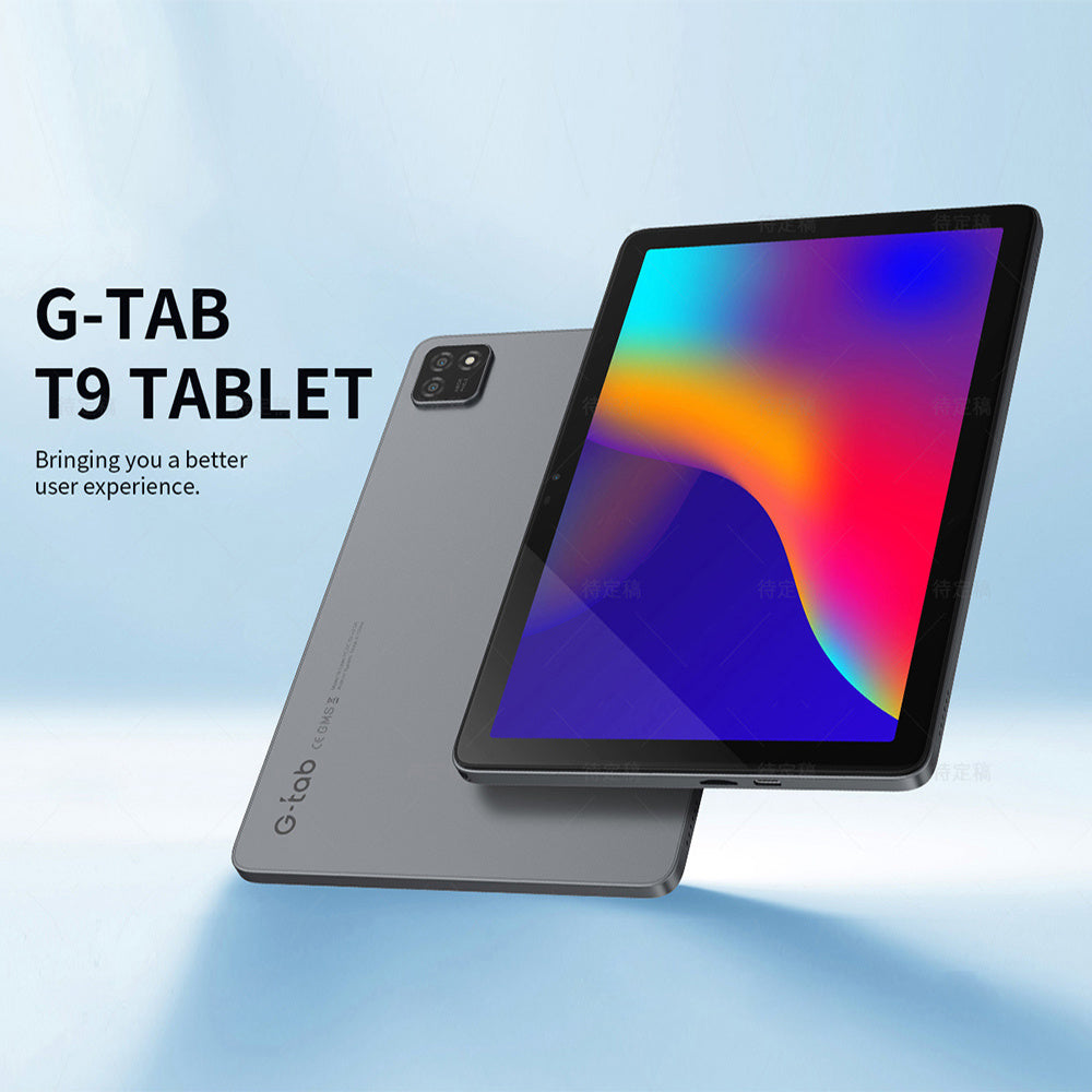 G-tab T9 Rockchip RK3562 Quad Core 3GB 3GB RAM 64GB ROM 10.1 Inch Android 14 Tablet PC Grey