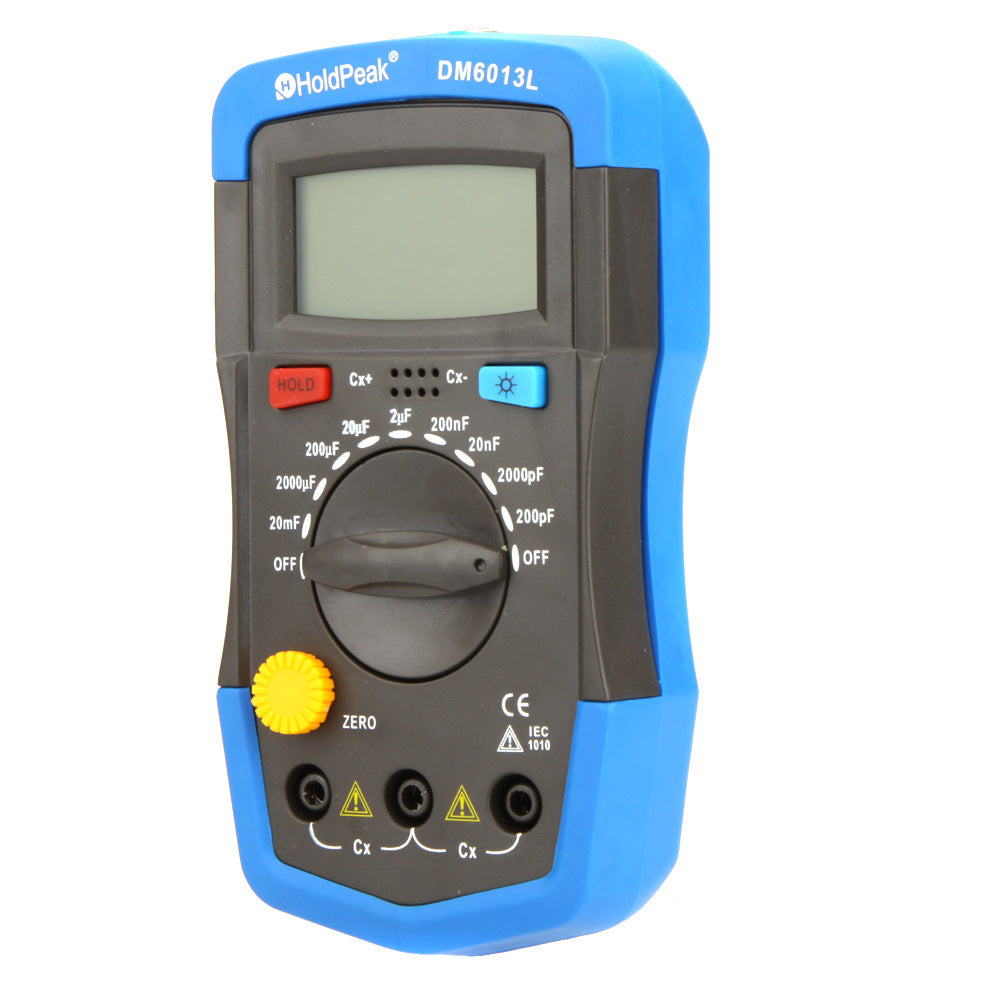 Capacitance and inductance meter backlight display A