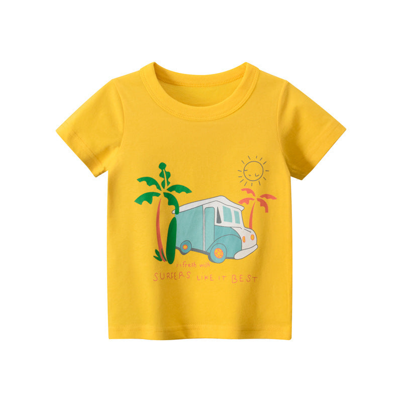 Short sleeve T-shirt 9973 Golden