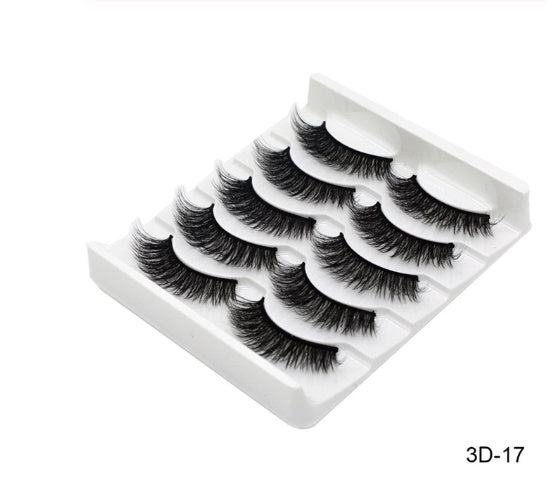 Handmade chemical fiber false eyelashes 3D 17