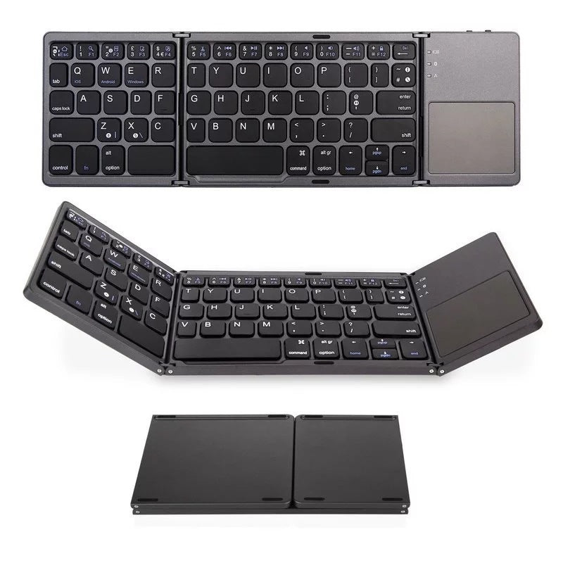 LEING FST Virtual Laser Keyboard Bluetooth Wireless Projector Phone Keyboard For Computer Pad Laptop With Mouse Function Three fold keyboard