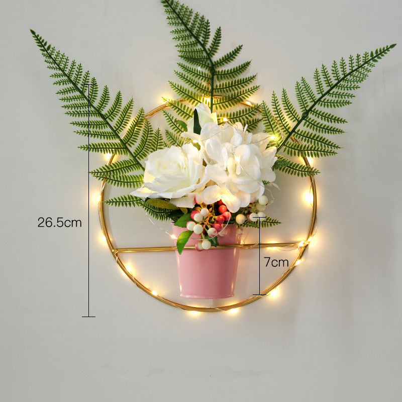 Nordic ins light luxury soft decoration with wall decoration bedroom creative furnishing set wall hanging wall decoration 11Style