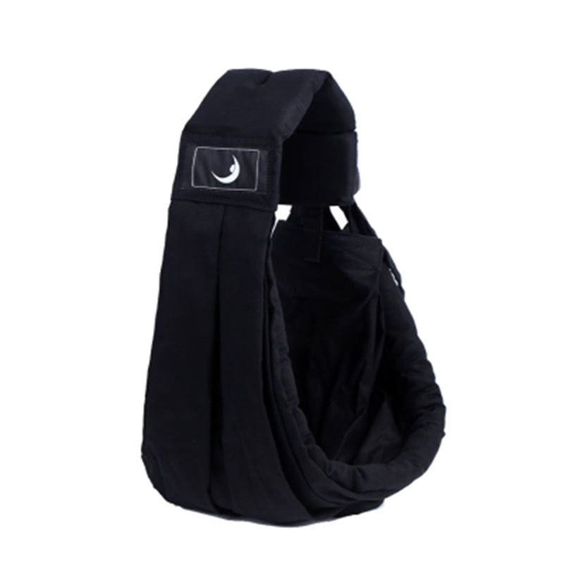 Multifunctional cotton baby carrier waist stool Black