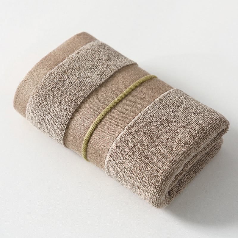 Thickened Absorbent Soft Cotton Face Towel Kapok coffee