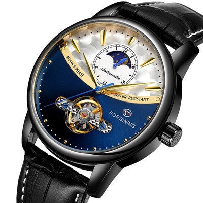 Automatic mechanical watch men's watch Black blue gold
