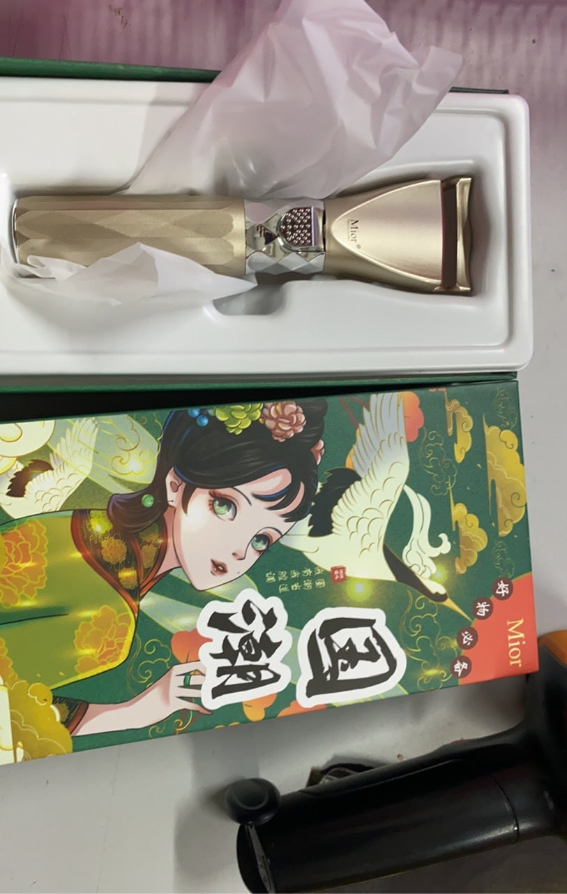 Electric eyelash curler clip Gold