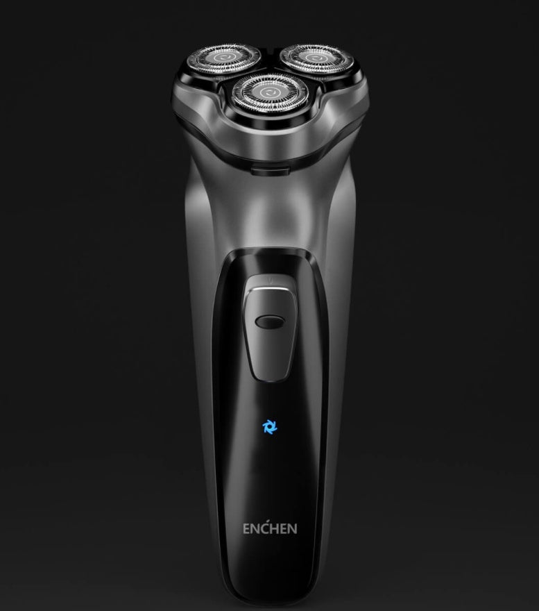 BlackStone three-blade razor Silver black