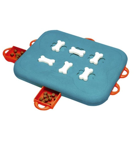Pet Casino Treasure Hunt Puzzle Food Spill Toy Blue