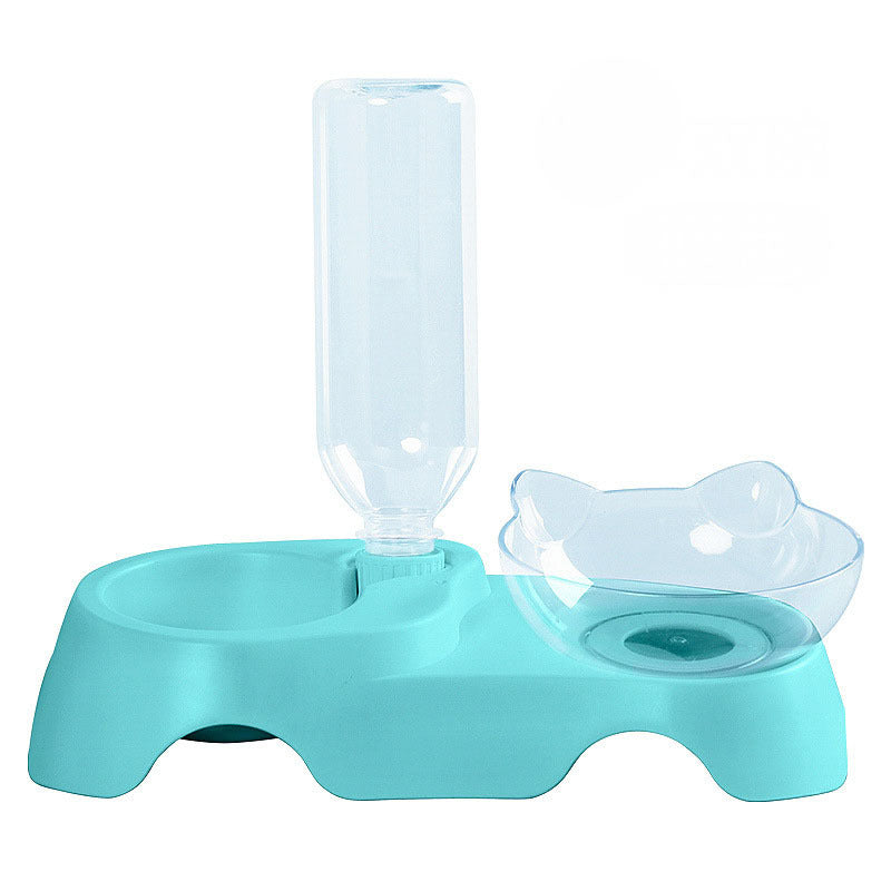 Pet feeder cat bowl Blue
