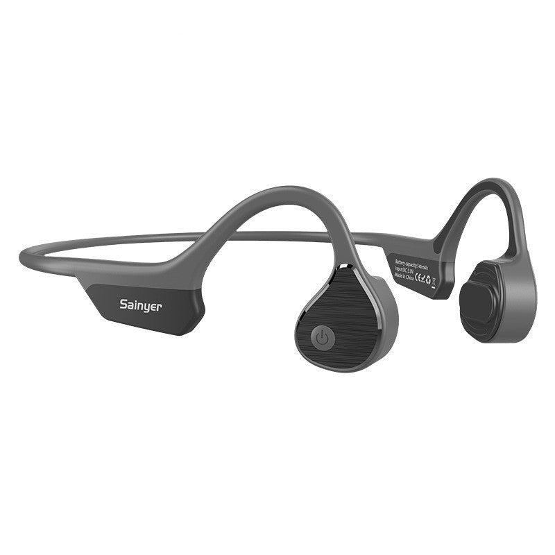 Bone conduction Bluetooth headset sports wireless headset Grey black