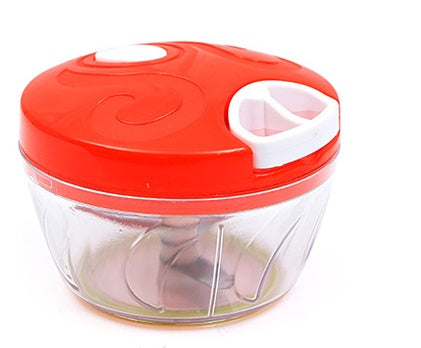 Multifunction High Speedy Chopper Shredder Manual Meat Grinder Kitchen Tools Red