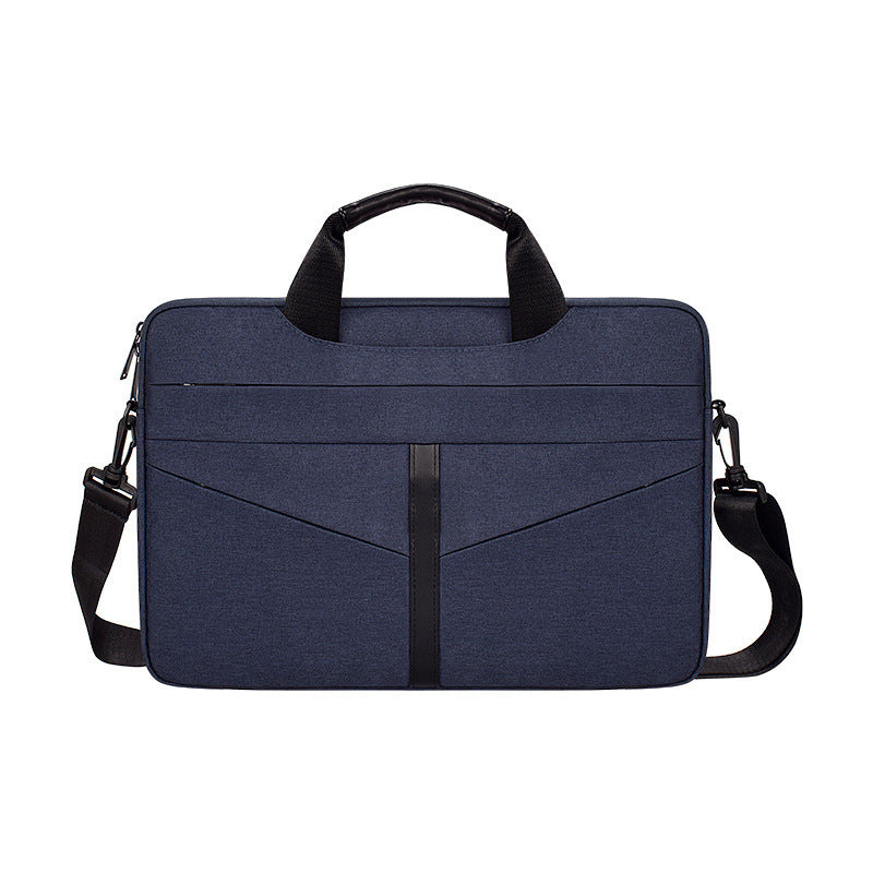 Shoulder computer bag Navy blue