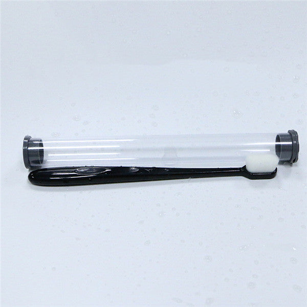 Micron Soft Toothbrush Black flat head upgrade