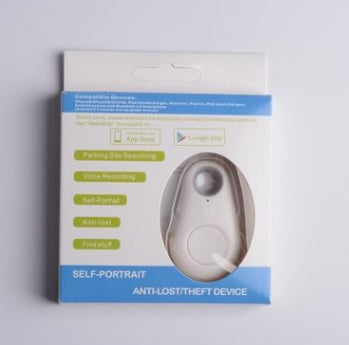 Water Drop Bluetooth-compatible Anti Lost Object Finder White