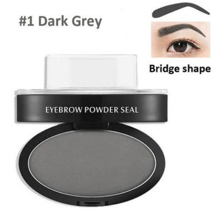 Eyebrow Powder Stamp for Easy Natural Looking Brows Gray bridge
