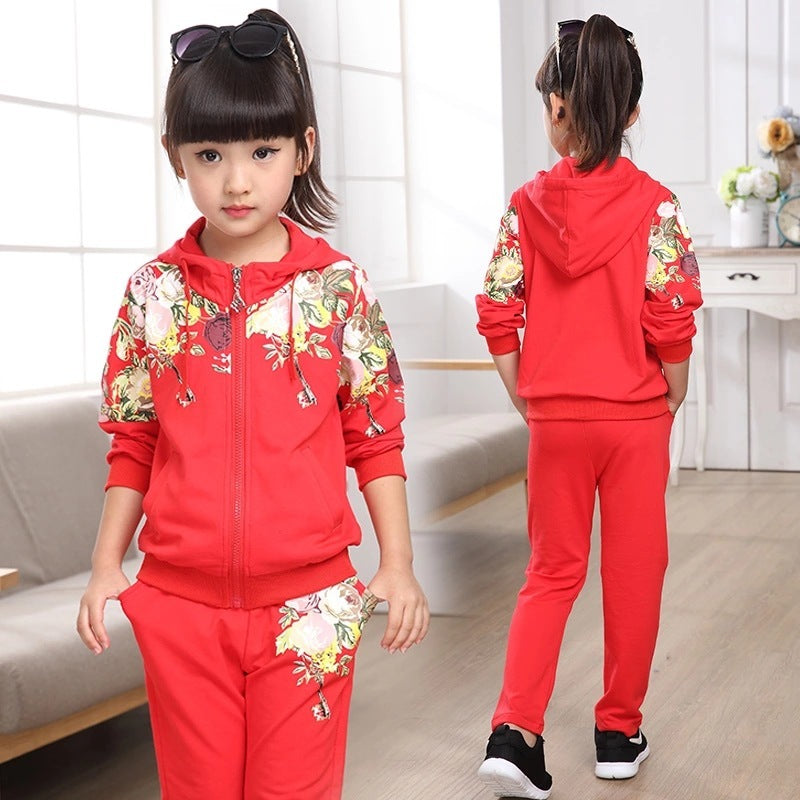 Children clothes set Red