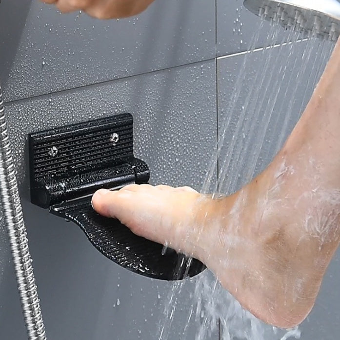 Bathroom pedals auxiliary wall pedal Black