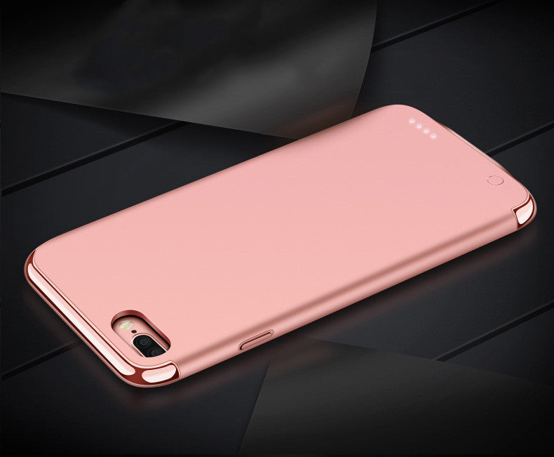 Compatible with Apple , Battery Charger Case Rose gold
