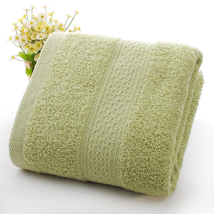 Thickened bath towel beach towel Apple green