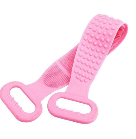Silicone bath towel Pink