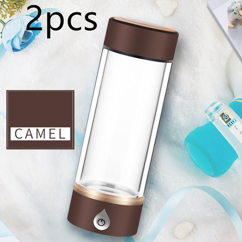 Hydrogen Water Ionizer Bottle Camel2pcs