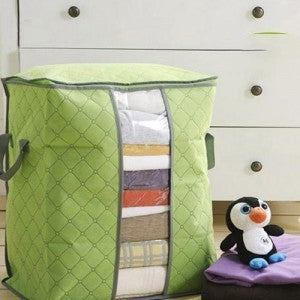Quilt storage clothes finishing quilt storage bag Green