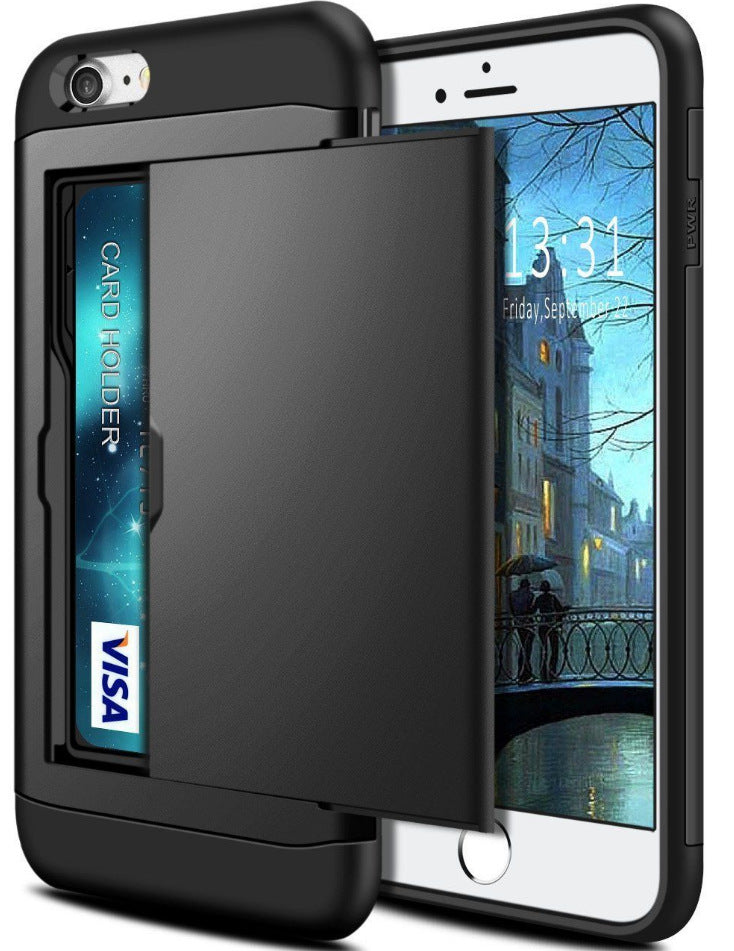 Mobile phone card case black