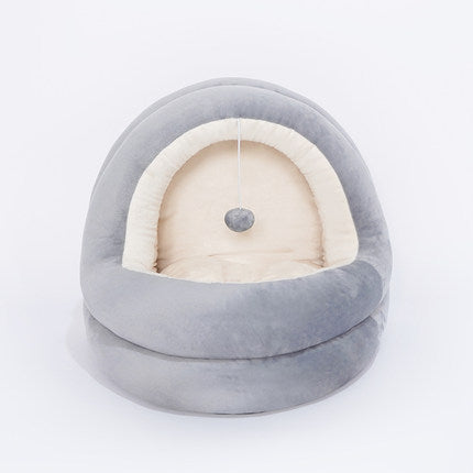 High Quality Cat House Beds Kittens Pet Sofa Mats Beige grey