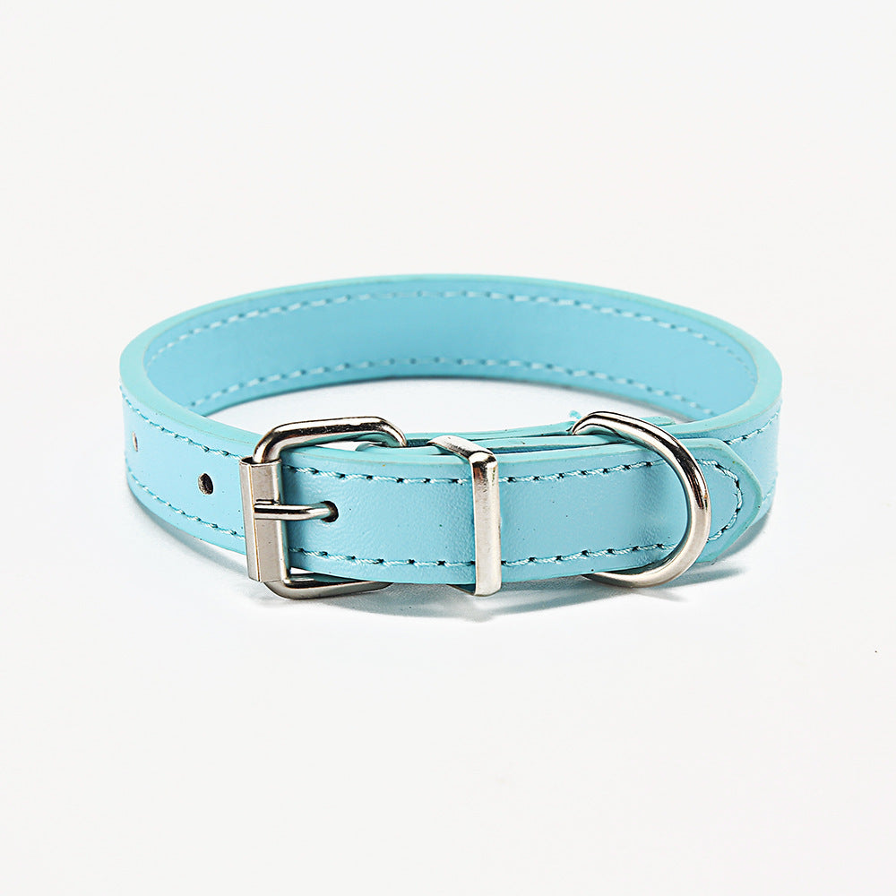 Pet supplies collar Sky blue