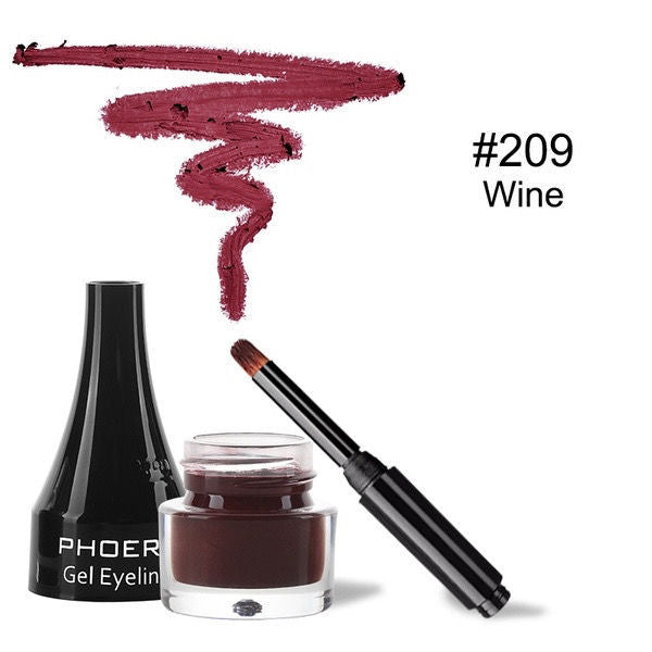 Brown Novice Makeup Black Eye Liner Makeup Makeup Wine