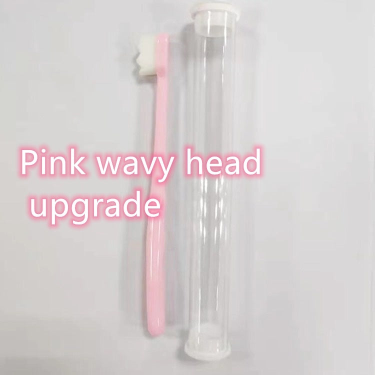 Micron Soft Toothbrush Pink wavy head upgrade