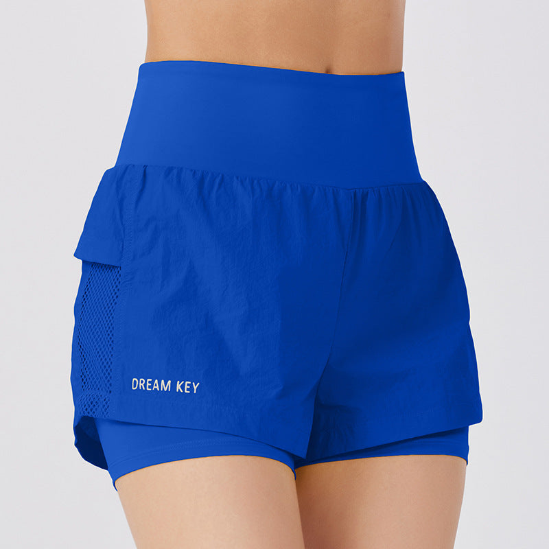 Summer New Loose Casual Breathable Fitness Quick-drying Sports Shorts Klein Blue