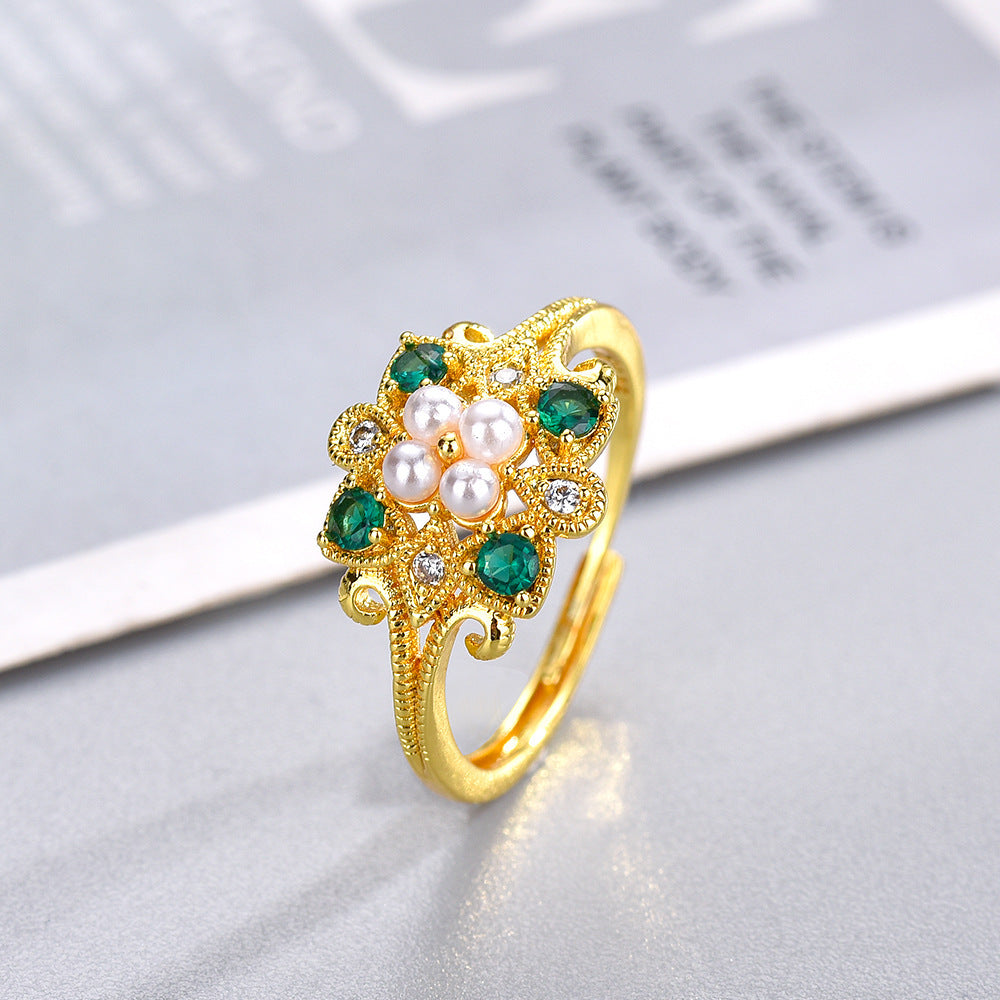 Emerald Fashion Personalized Women's Ring
