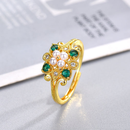 Emerald Fashion Personalized Women's Ring